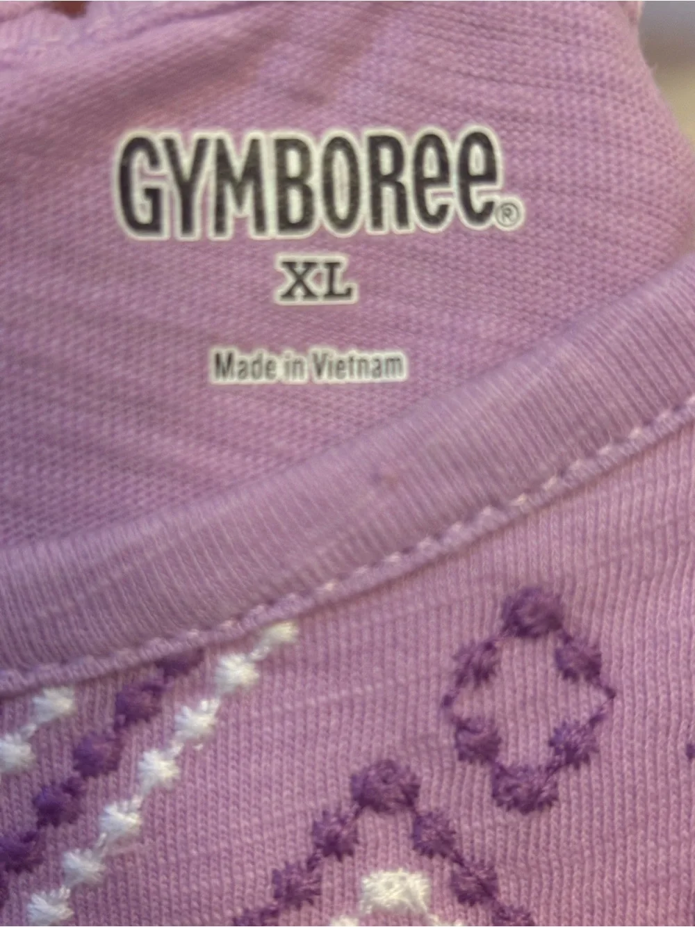 Girls' Lavender Embroidered Maxi Dress